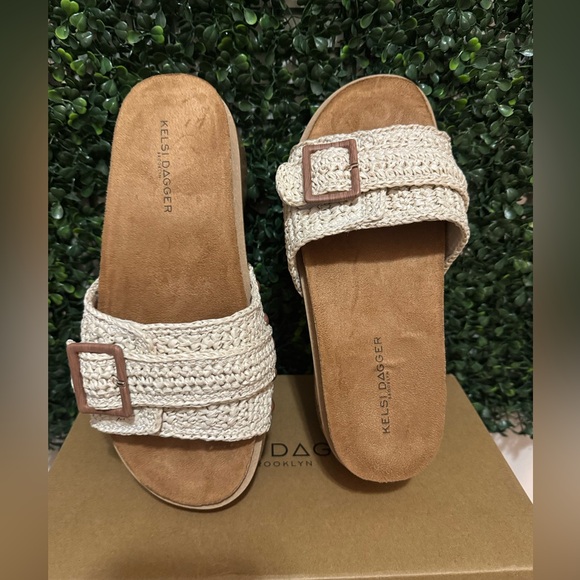 FREE PEOPLE/KELSI DAGGER Paulie Cork Flatform Sandals - Picture 8 of 15